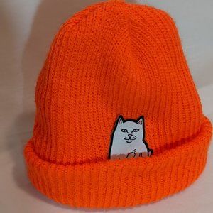 RIPNDIP hat - Lord Nermal Beanie (Orange)